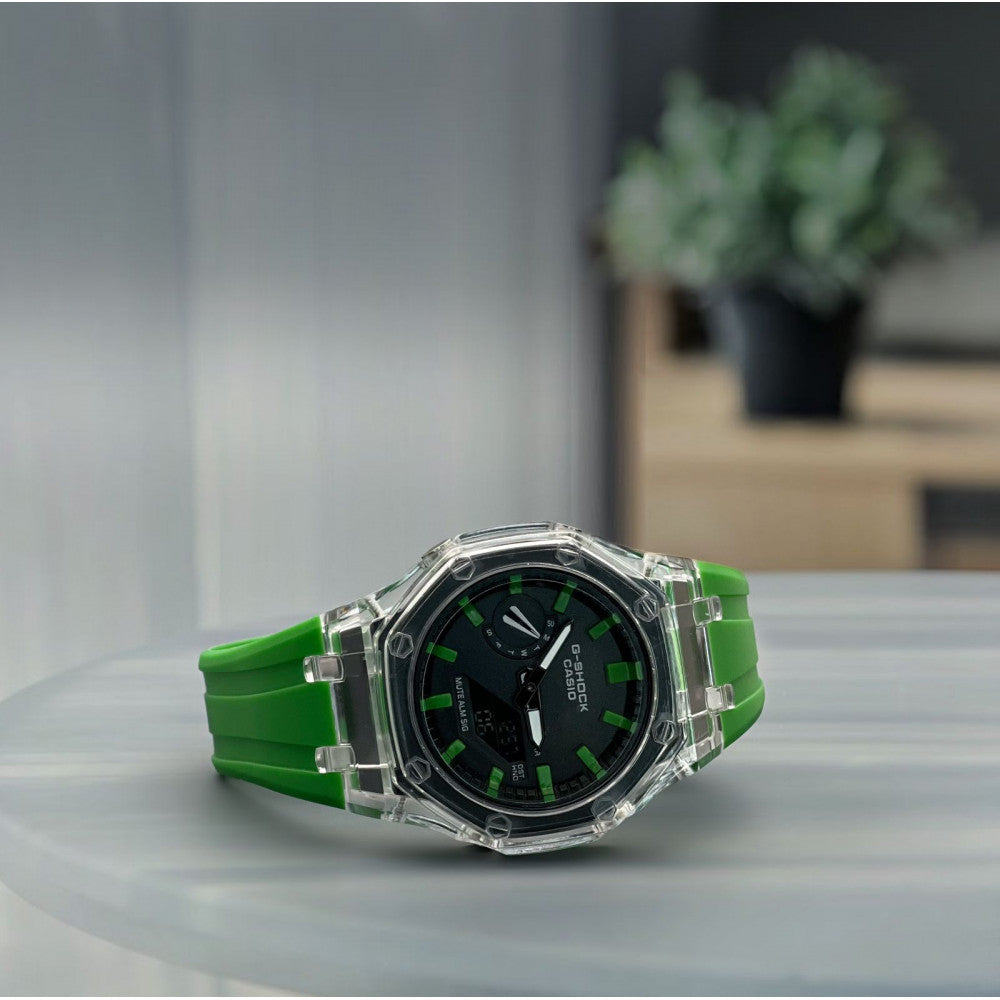 Drive System Digital Green G-Shock Watch