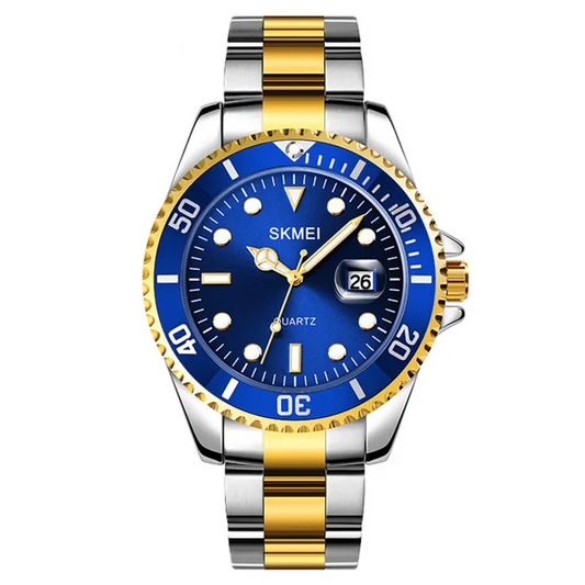 High Quality Montre De Luxe Analog Mens Man Watch Stainless Steel Waterproof Wristwatch Watch